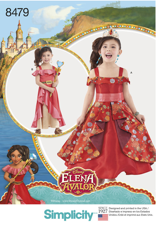 elena of avalor dress Simplicity 8479SIM – SewingPatterns.com